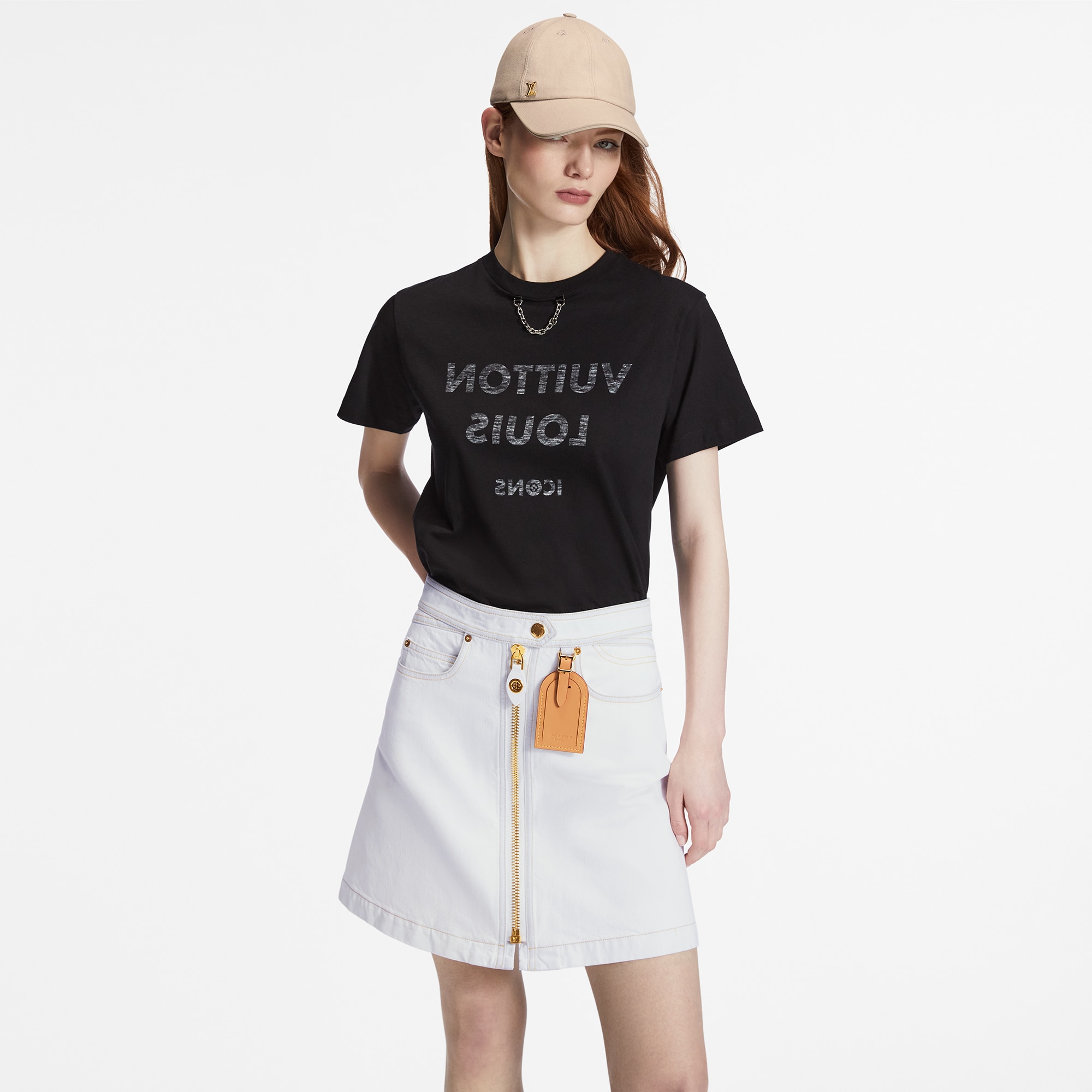 LOUIS VUITTON フラッグス パッチワーク Tシャツ　※最終値下げ LOUIS VUITTON LV Monogram Gradient For Men Black 1A89Z0